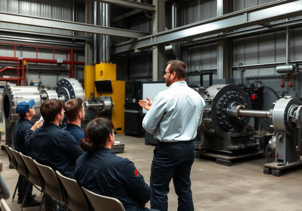 Treinamento técnico em manutenção mecânica